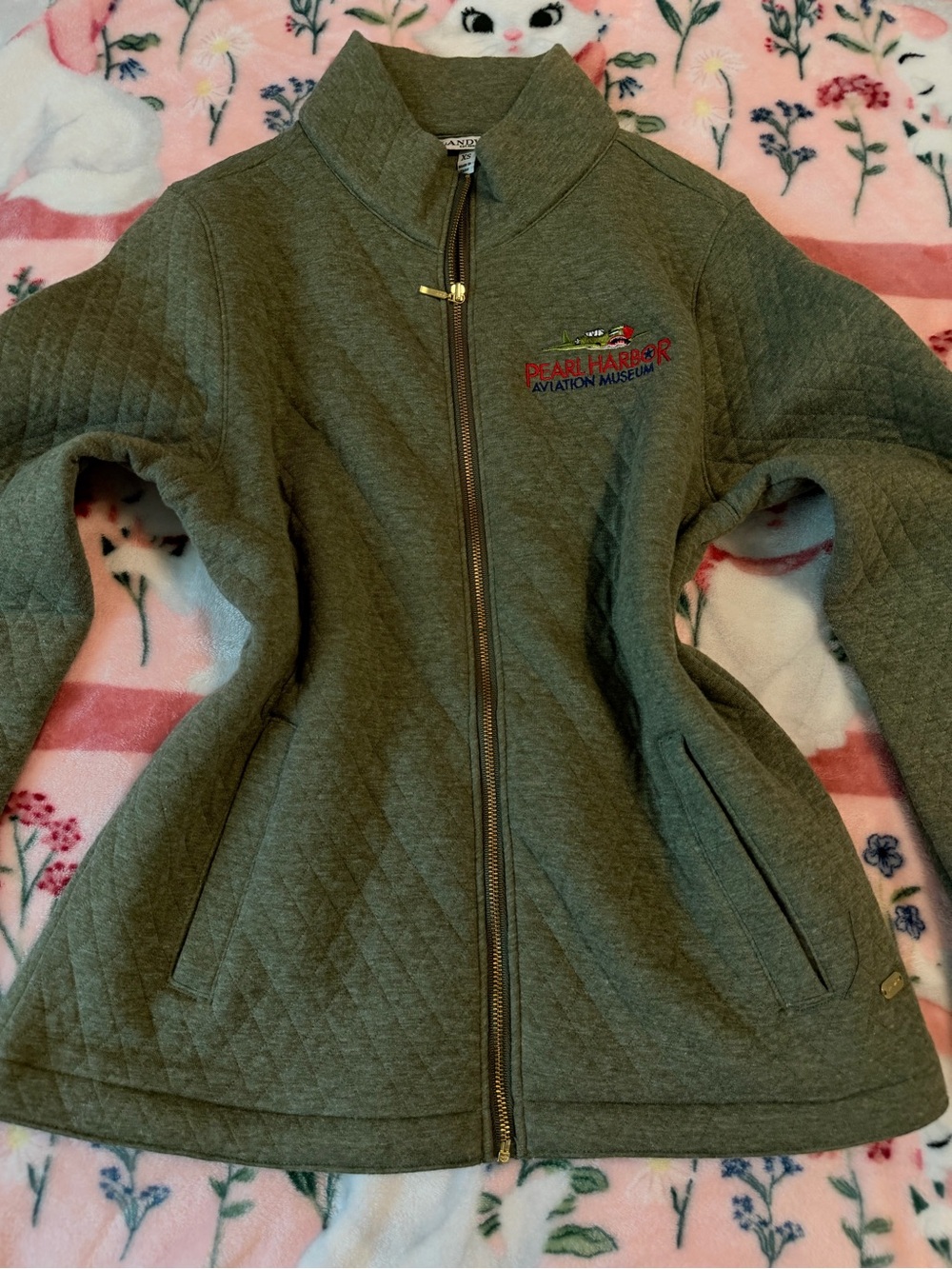 Landway Pearl Harbor Aviation Museum Quilted Jacket XS